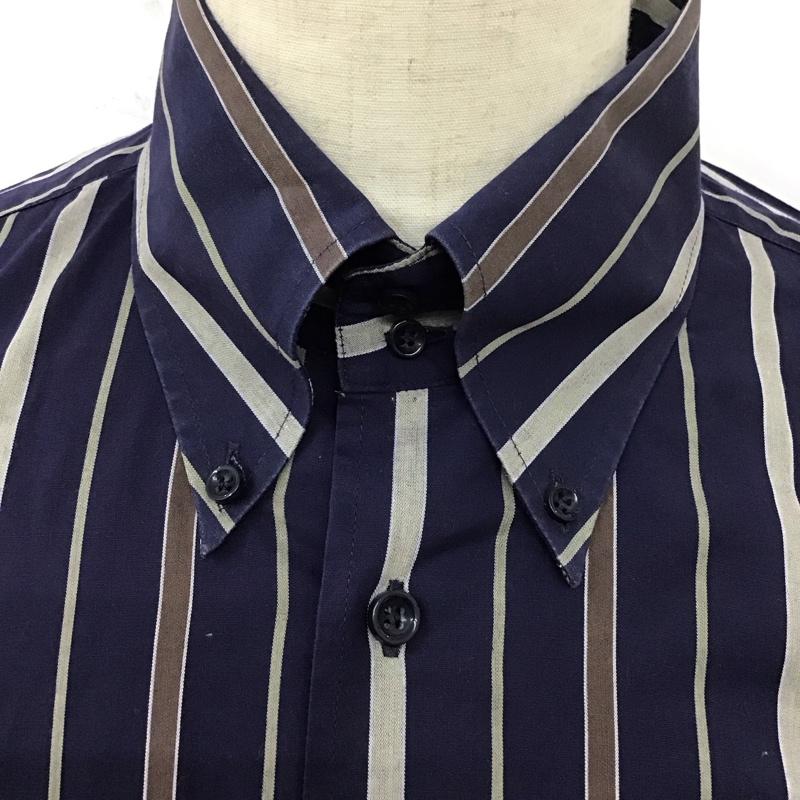 アルマーニジーンズ ARMANI JEANS シャツ、ブラウス 長袖 長袖シャツ カラーシャツ 長袖カットソー ストライプシャツ L ストライプ マルチカラー / マルチカラー /  メンズ USED 古着 中古 10123777