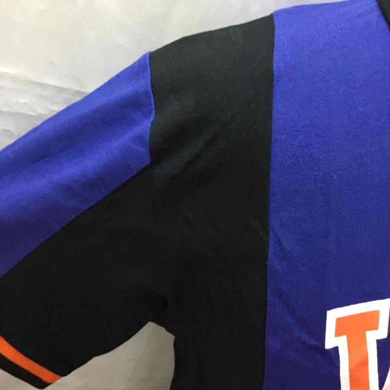 トミー TOMMY ポロシャツ 半袖 L ロゴ、文字 黒 / ブラック / X 紺 / ネイビー / X 橙 / オレンジ /  メンズ USED 古着 中古 10112777