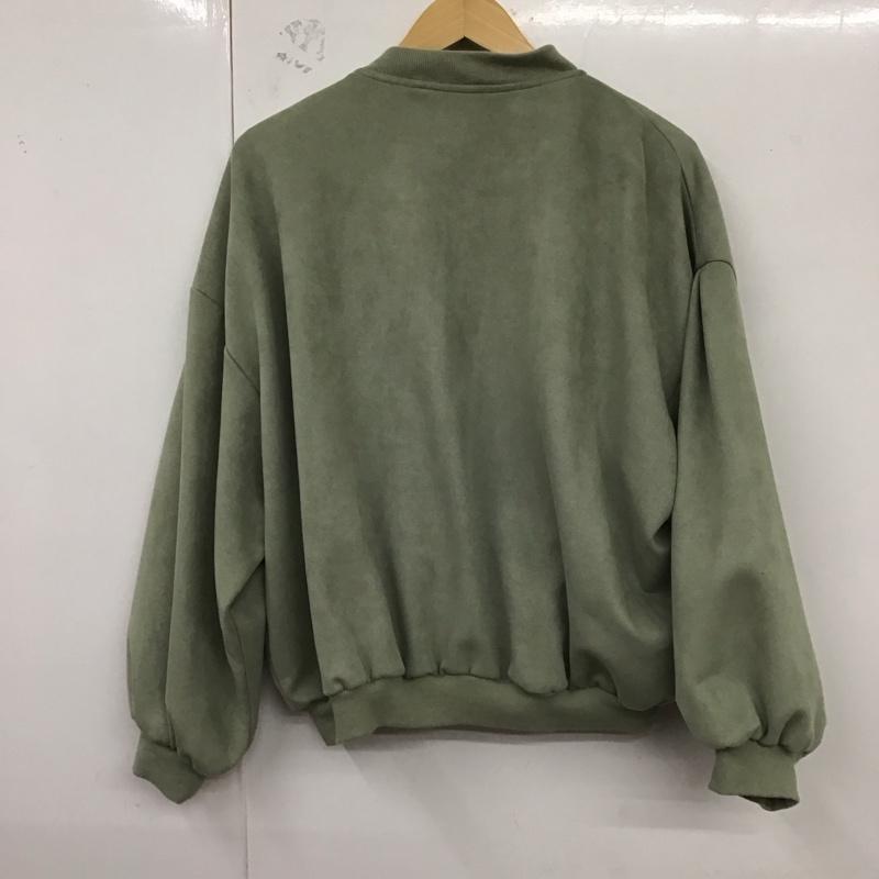 ザラ ZARA ジャケット、上着 ジャンパー、ブルゾン M 無地 薄緑 / ライトグリーン /  レディース USED 古着 中古 10124780