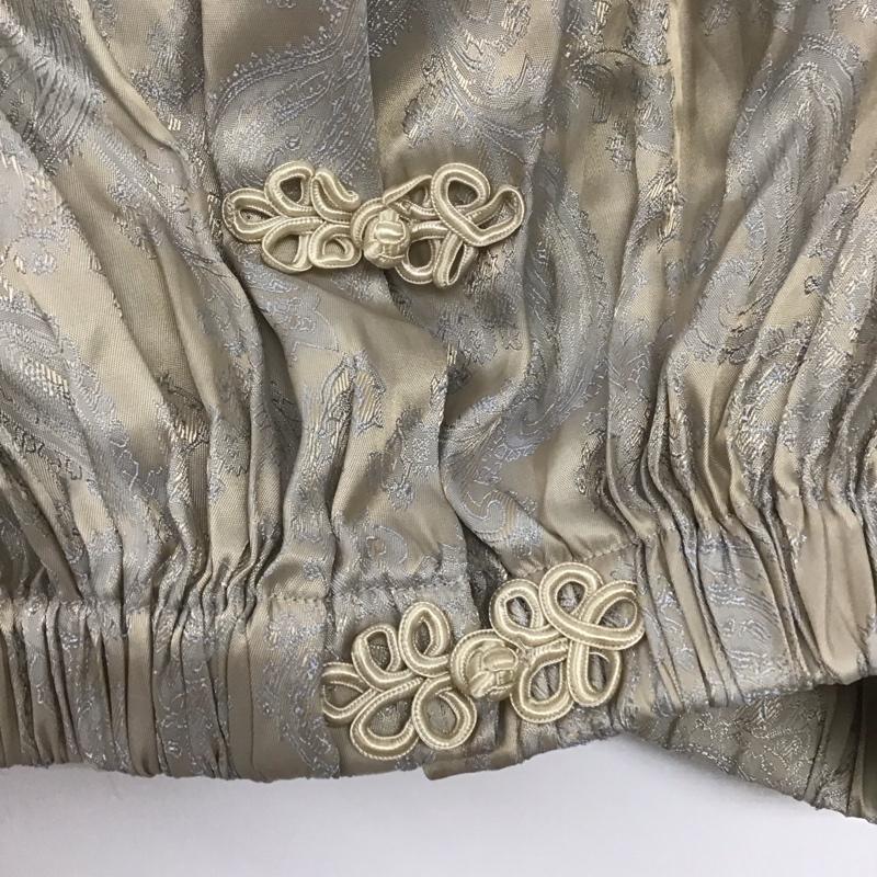 フーズフーギャラリー WHO S WHO gallery シャツ、ブラウス 半袖 WWZ1011404A0002 ミニチャイナブラウス ショート丈 FREE 総柄 ベージュ / ベージュ /  レディース USED 古着 中古 10146927