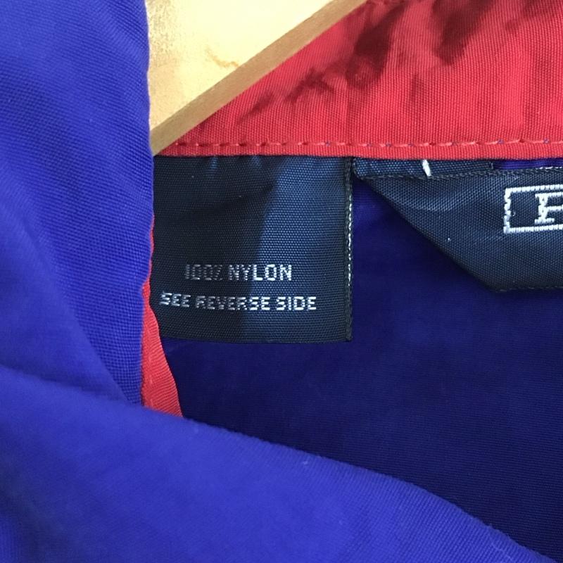 ポロバイラルフローレン Polo by RALPH LAUREN ジャケット、上着 ジャンパー、ブルゾン ジップアップジャケット スタンドカラー アウター L ロゴ、文字 青 / ブルー /  メンズ USED 古着 中古 10130361