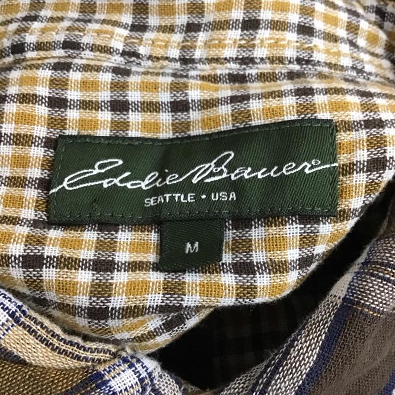 エディーバウアー Eddie Bauer シャツ、ブラウス 長袖 長袖シャツ カラーシャツ ポケットシャツ 長袖カットソー チェックシャツ M チェック マルチカラー / マルチカラー /  メンズ USED 古着 中古 10119035
