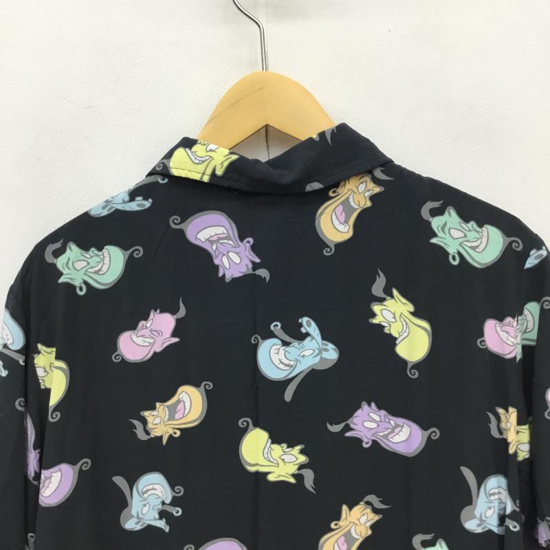 ユーズドクロージング used clothes シャツ、ブラウス 半袖 Disney RESORT アラジン　ジーニー L 総柄 黒 / ブラック / X 黄 / イエロー / X 橙 / オレンジ / X 桃 / ピンク / X 紫 / パープル / X 緑 / グリーン / X 水色 / ライトブルー /  メンズ USED 古着 中古 10130226