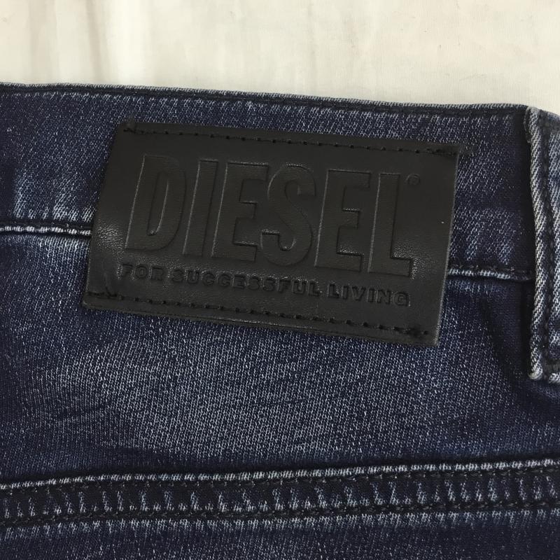 ディーゼル DIESEL パンツ デニム、ジーンズ XS 無地 X ロゴ、文字 インディゴ / インディゴ /  レディース USED 古着 中古 10133486
