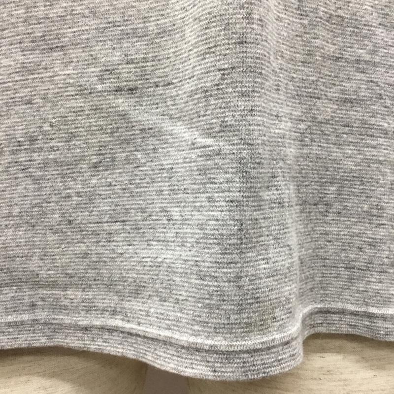 ハリウッドランチマーケット HOLLYWOOD RANCH MARKET カットソー 長袖 長袖カットソー Vネックカットソー ロングスリーブカットソー 無地Tシャツ 4 無地 灰 / グレー /  メンズ USED 古着 中古 10114129