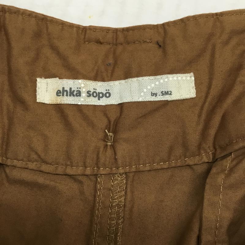サマンサモスモスエヘカソポ SM2ehkasopo パンツ ショートパンツ S 無地 茶 / ブラウン /  レディース USED 古着 中古 10044918
