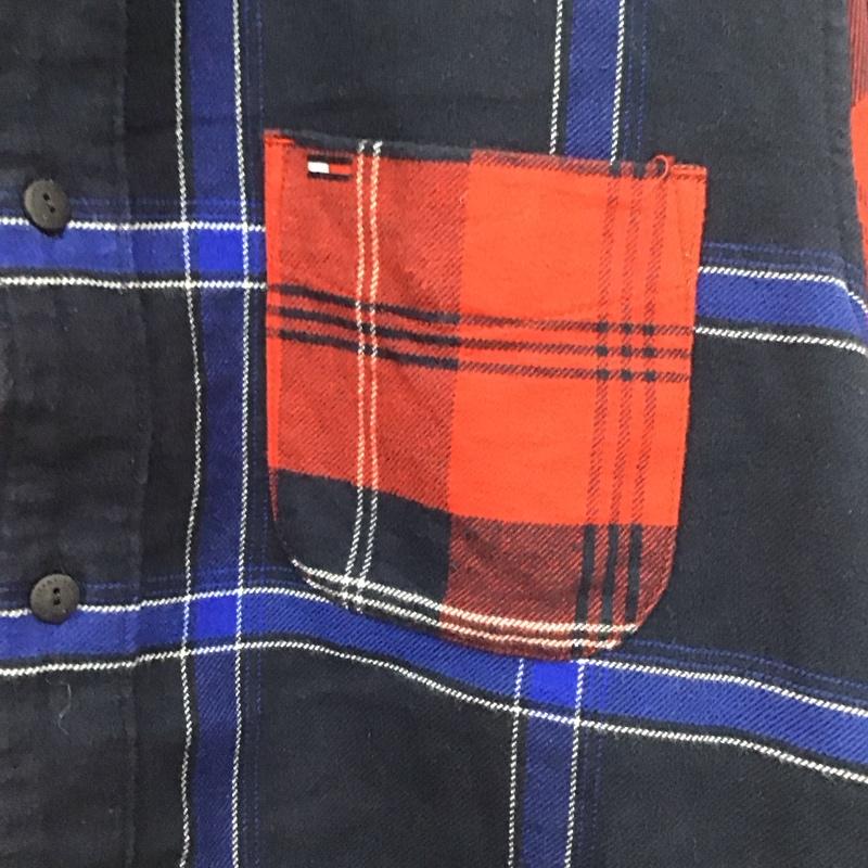 トミー ジーンズ TOMMY JEANS シャツ、ブラウス 長袖 長袖シャツ チェックシャツ カラーシャツ M チェック マルチカラー / マルチカラー /  メンズ USED 古着 中古 10137739
