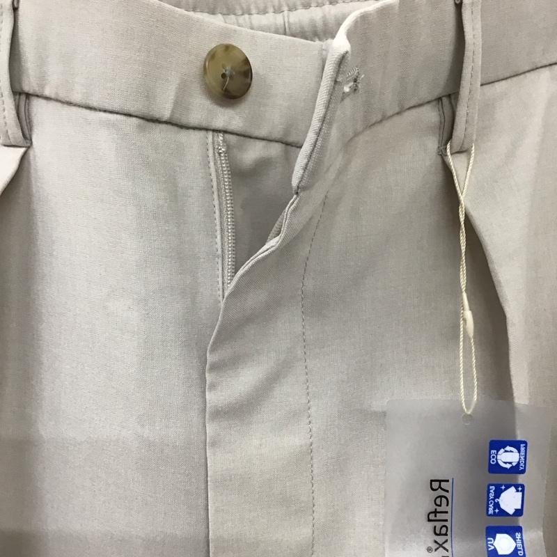 フリークスストア FREAK S STORE パンツ スラックス スラックスパンツ ワイドパンツ カジュアルパンツ センタータックパンツ L 無地 灰 / グレー /  メンズ USED 古着 中古 10114571