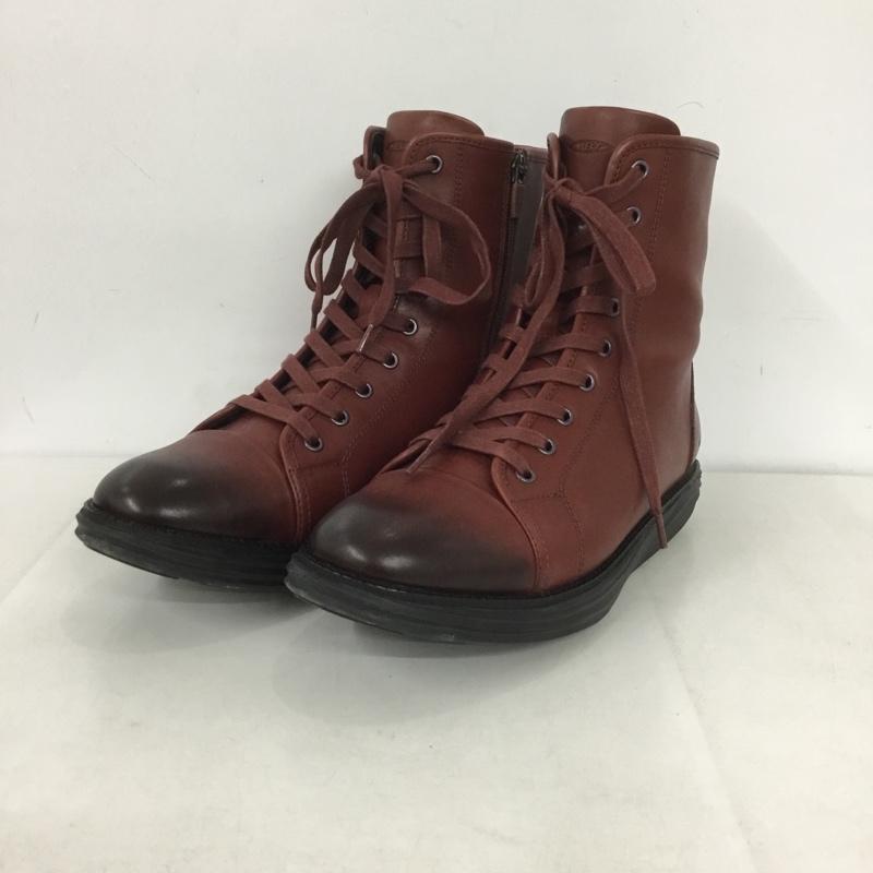 古着 USED ブーツ ショートブーツ MBT レースアップ UK6.5 US：9 ロゴ、文字 茶 / ブラウン /  メンズ USED 古着 中古 10143557