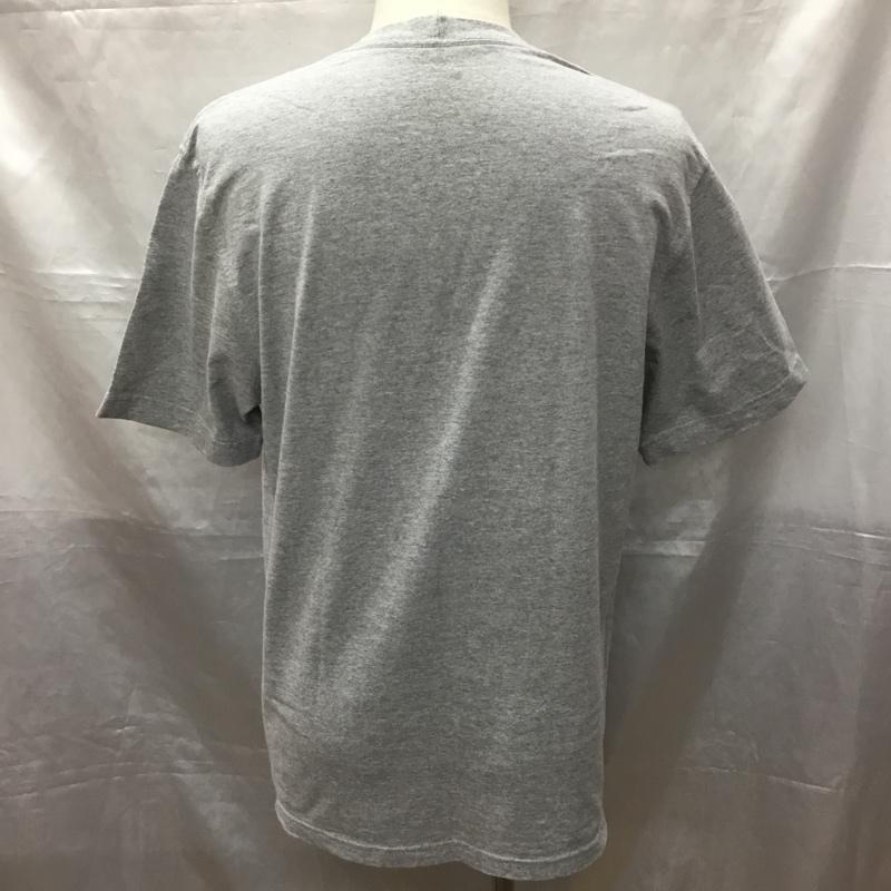 カーハート Carhartt Tシャツ 半袖 半袖カットソー 無地Tシャツ クルーネックカットソー S ロゴ、文字 灰 / グレー /  メンズ USED 古着 中古 10114137