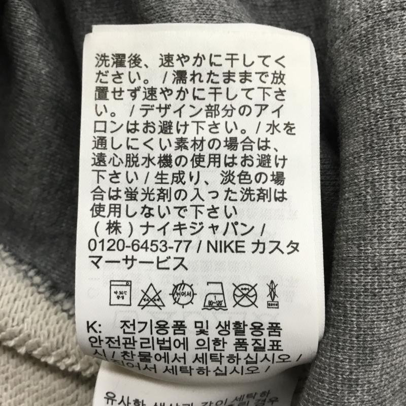 ナイキ NIKE トレーナー 長袖 DX0026-091 L ロゴ、文字 灰 / グレー /  メンズ USED 古着 中古 10141444