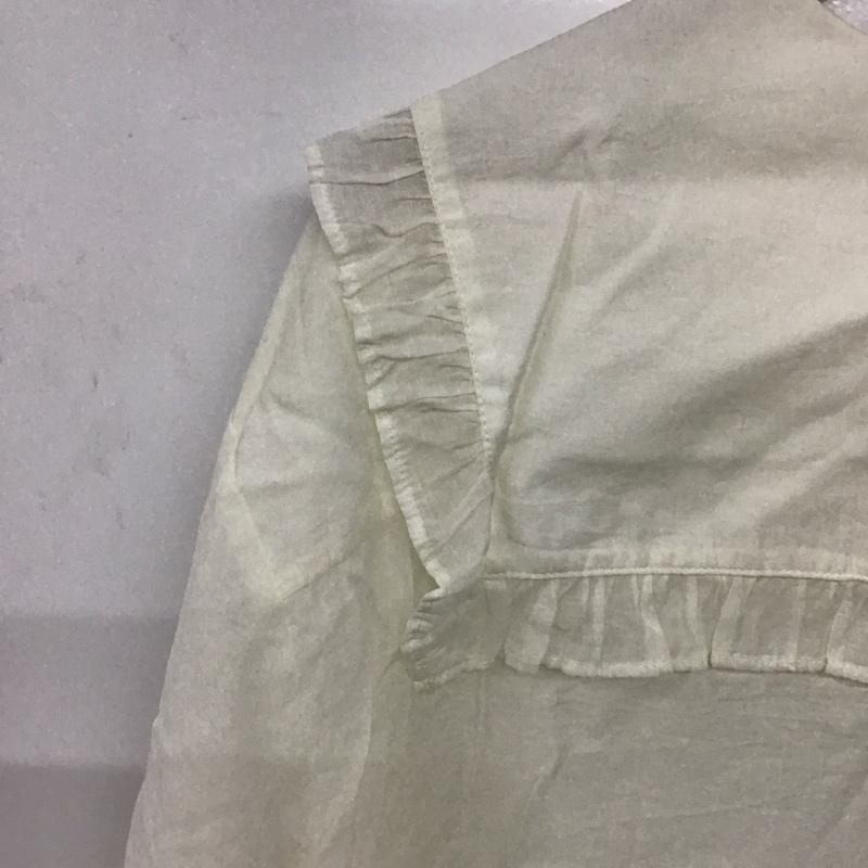 ローリーズファーム LOWRYS FARM シャツ、ブラウス 長袖 FREE 無地 白 / ホワイト /  レディース USED 古着 中古 10143998