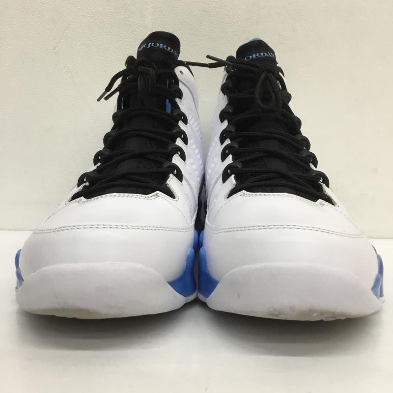 ナイキ NIKE スニーカー スニーカー AIR JORDAN 9 RETRO POWDER エア ジョーダン 9 レトロ パウダー 302370-103 28.5cm ロゴ、文字 白 / ホワイト / X 水色 / ライトブルー /  メンズ USED 古着 中古 10107270