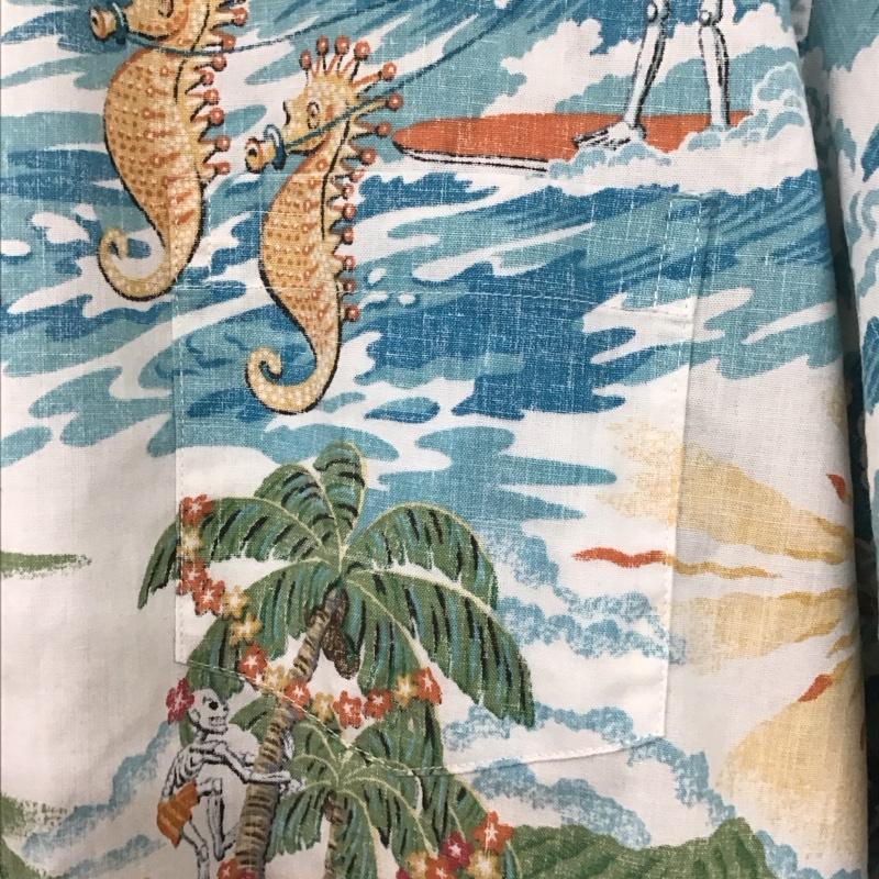 レインスプーナー reyn spooner シャツ、ブラウス 半袖 半袖シャツ プリントシャツ ポケットシャツ グレイトフルデッド XL プリント マルチカラー / マルチカラー /  メンズ USED 古着 中古 10130098