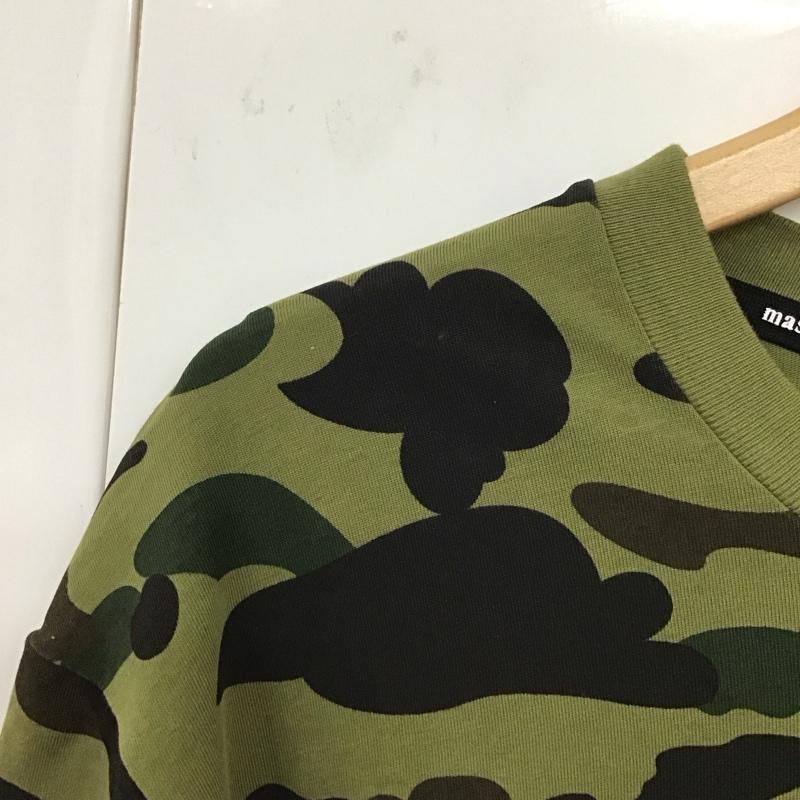 アベイシングエイプ A BATHING APE Tシャツ 半袖 半袖カットソー プリントTシャツ クルーネックカットソー マスターマインド M 総柄 マルチカラー / マルチカラー /  メンズ USED 古着 中古 10131226