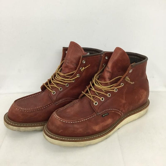 レッドウィング RED WING ブーツ ショートブーツ 8864 6inch Classic Moc GORE-TEX 29cm US：11 無地 茶 / ブラウン /  メンズ USED 古着 中古 10130772