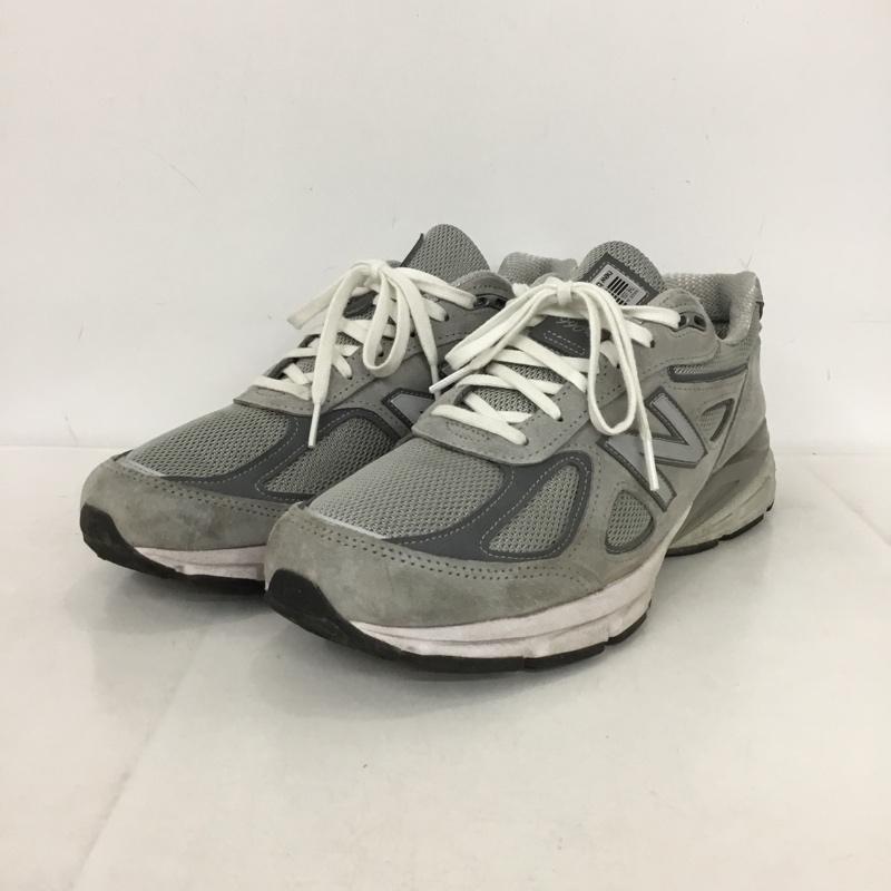 ニューエラ NEW ERA スニーカー スニーカー U990GR4 27cm 27.0cm ロゴ、文字 灰 / グレー /  メンズ USED 古着 中古 10149475