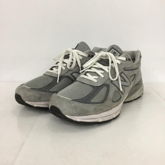 ニューエラ NEW ERA スニーカー スニーカー U990GR4 27cm 27.0cm ロゴ、文字 灰 / グレー /  メンズ USED 古着 中古 10149475