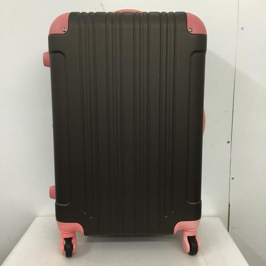 レジェンドウォーカー LEGEND WALKER スーツケース、トランク スーツケース、トランク 5107-55 拡張 TSAロック 無地 ダークブラウン / ダークブラウン / X 桃 / ピンク /  レディース USED 古着 中古 10147503