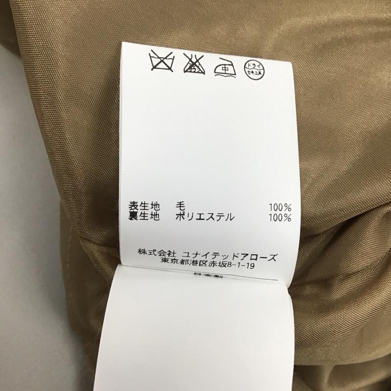 アナザーエディション Another Edition スカート ミニスカート 5624-299-0427 台形スカート タック入り M 無地 ベージュ / ベージュ /  レディース USED 古着 中古 10115409