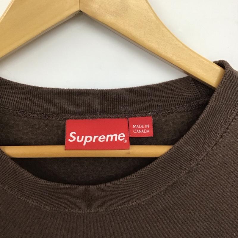 シュプリーム Supreme トレーナー 長袖 22AW BoxLogoCrewneck スウェット L ロゴ、文字 茶 / ブラウン /  メンズ USED 古着 中古 10147327