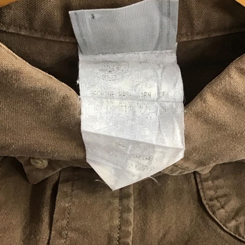 カーハート Carhartt シャツ、ブラウス 半袖 半袖シャツ 無地シャツ ポケットシャツ ロゴ、文字 茶 / ブラウン /  メンズ USED 古着 中古 10138209