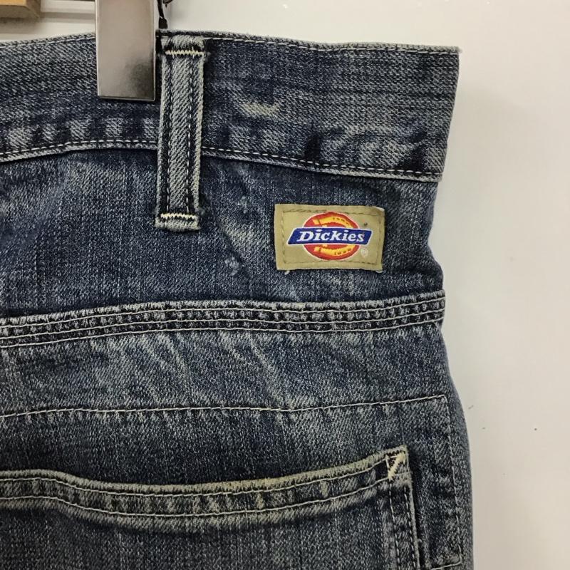 ディッキーズ Dickies パンツ デニム、ジーンズ デニムパンツ ワイドパンツ カジュアルパンツ 34インチ 無地 インディゴ / インディゴ /  メンズ USED 古着 中古 10137979