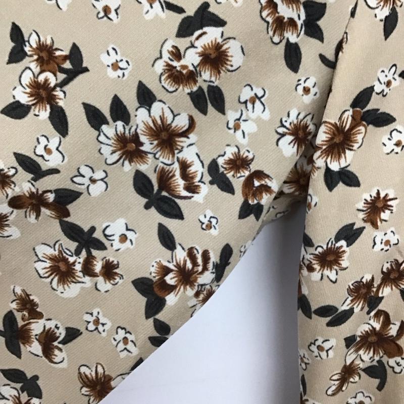 アルシーヴ archives ワンピース ロングスカート 長袖ロングワンピース ノーカラーシャツワンピース フレアスカート M プリント マルチカラー / マルチカラー /  レディース USED 古着 中古 10147885