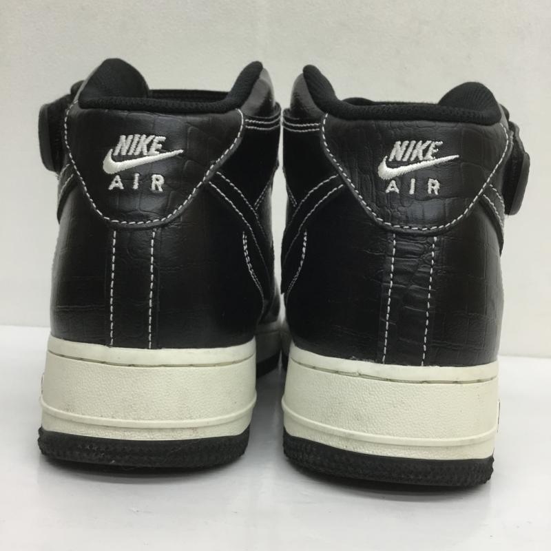 ナイキ NIKE スニーカー スニーカー AIR FORCE 1 MID  07 LX エア フォース 1 ミッド  07 LX DV1029-010 26.5cm ロゴ、文字 X アニマル柄 黒 / ブラック /  メンズ USED 古着 中古 10108154