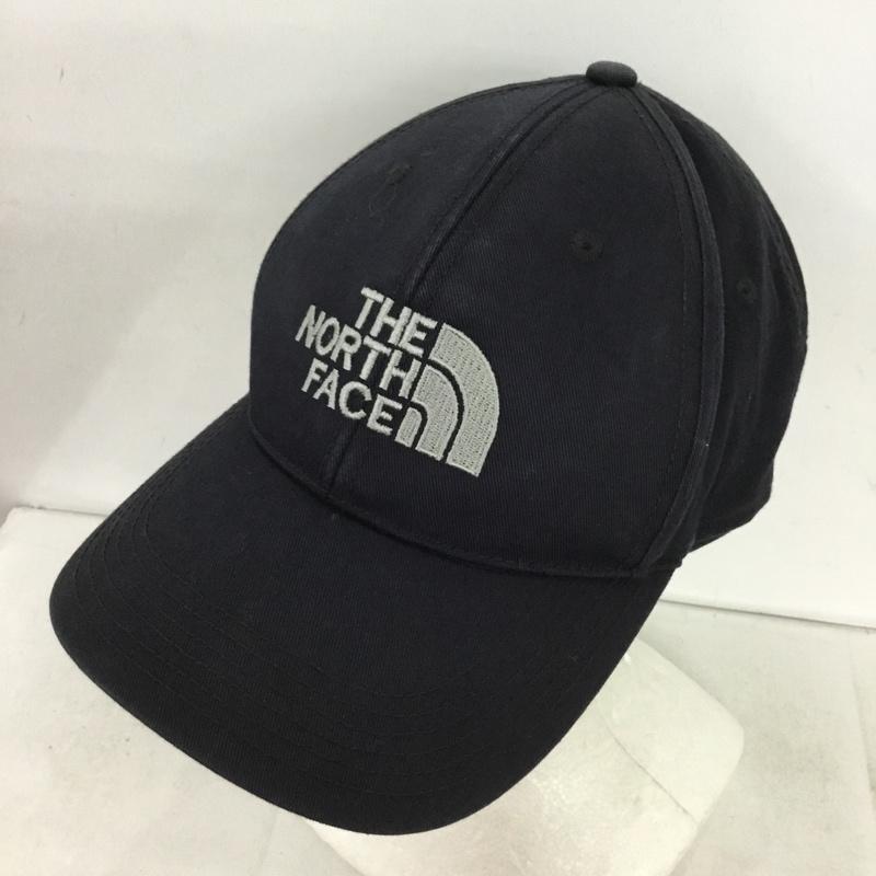ザノースフェイス THE NORTH FACE 帽子 キャップ NN01233A コットン FREE ロゴ、文字 紺 / ネイビー /  メンズ USED 古着 中古 10148863