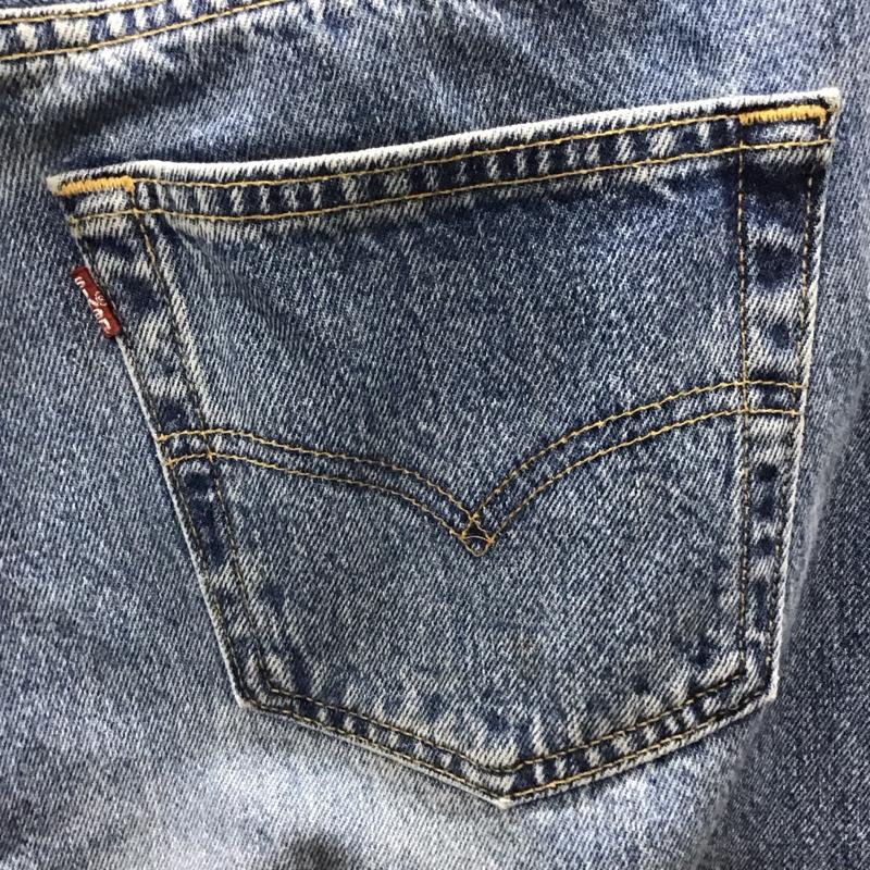 リーバイストラウスアンドコー Levi Strauss & co. パンツ デニム、ジーンズ デニムパンツ ストレートパンツ ワイドパンツ カジュアルパンツ 98年製 USA製 34 無地 インディゴ / インディゴ /  メンズ USED 古着 中古 10117441
