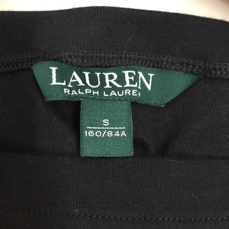 ラルフローレン RALPHLAUREN カットソー 半袖 S 無地 黒 / ブラック /  レディース USED 古着 中古 10110640