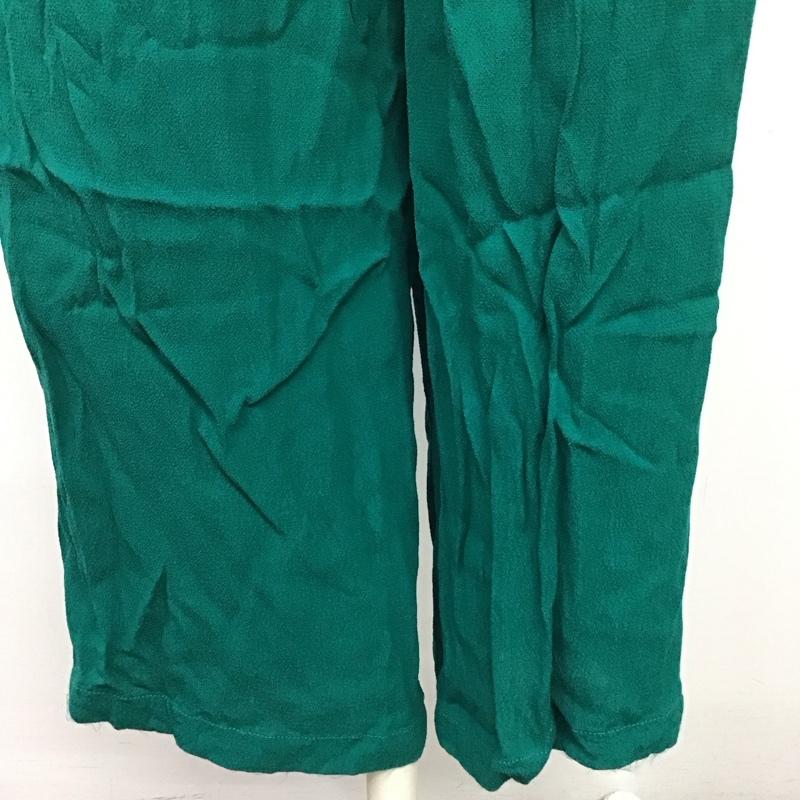 フリークスストア FREAK S STORE ボトムス ボトムス 213-3444 イージーパンツ カラーパンツ FREE 無地 緑 / グリーン /  レディース USED 古着 中古 10114948