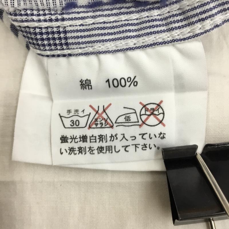 ガイジンメイド GAIJIN MADE シャツ、ブラウス 長袖 GAIJIN MADE 長袖シャツ チェック M チェック 白 / ホワイト / X 青 / ブルー /  メンズ USED 古着 中古 10135899