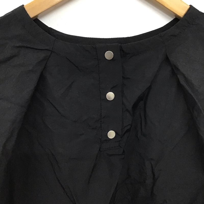 ジーナシス JEANASIS カットソー 長袖 ソフトラスターソデVPO 長袖カットソー FREE 無地 黒 / ブラック /  レディース USED 古着 中古 10149075