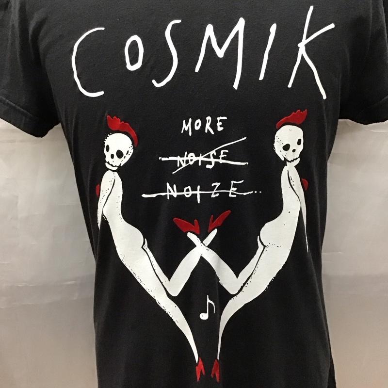 ディーゼル DIESEL Tシャツ 半袖 クルーネック ドクロ スカル COSMIK M プリント 黒 / ブラック /  メンズ USED 古着 中古 10116491