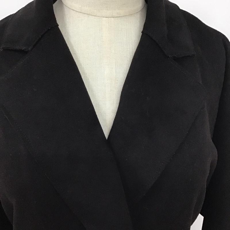 ザラ ZARA コート コート一般 M 無地 黒 / ブラック /  レディース USED 古着 中古 10124825