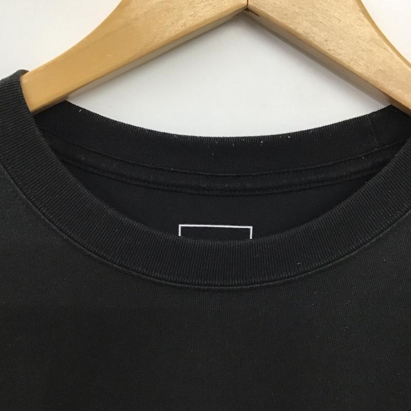 ザノースフェイス THE NORTH FACE カットソー 長袖 nt32254 長袖Tシャツ クルーネック L ロゴ、文字 黒 / ブラック /  メンズ USED 古着 中古 10150601