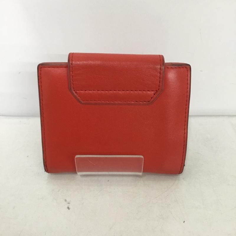 ディーゼル DIESEL 財布 二つ折り Dロゴ ロゴ、文字 赤 / レッド /  レディース USED 古着 中古 10138492