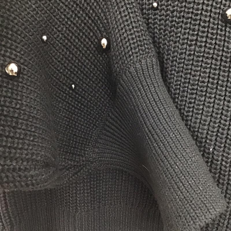 ジーナシス JEANASIS ニット、セーター 長袖 js064453mc 長袖ニット 装飾ビーズ FREE  黒 / ブラック /  レディース USED 古着 中古 10147033