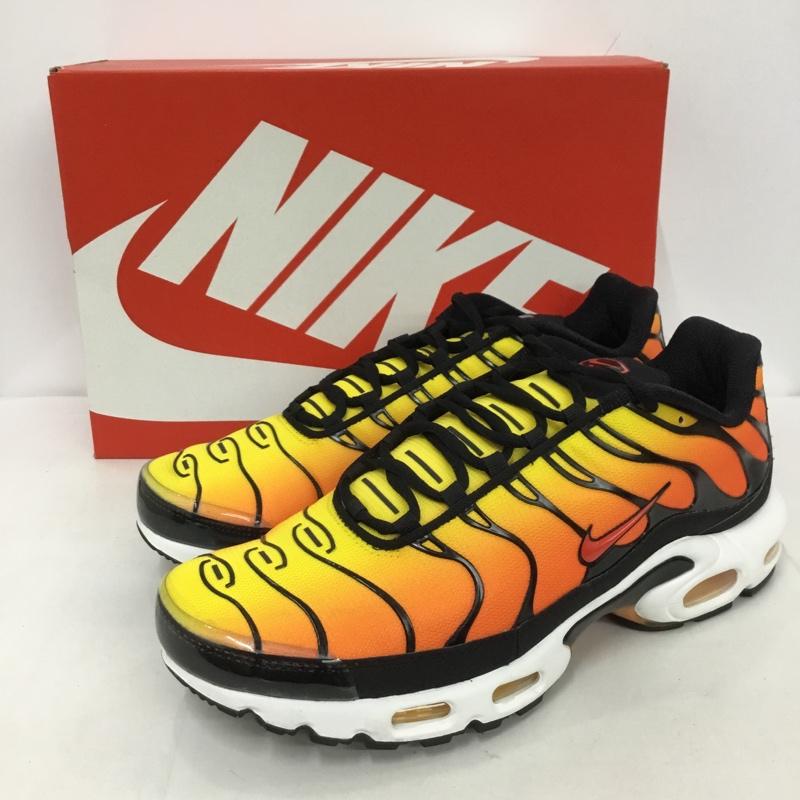 ナイキ NIKE スニーカー スニーカー HF0552-001 AIR MAX PLUS 29cm 箱有 29.0cm ロゴ、文字 黒 / ブラック / X 橙 / オレンジ / X 黄 / イエロー /  メンズ USED 古着 中古 10125085