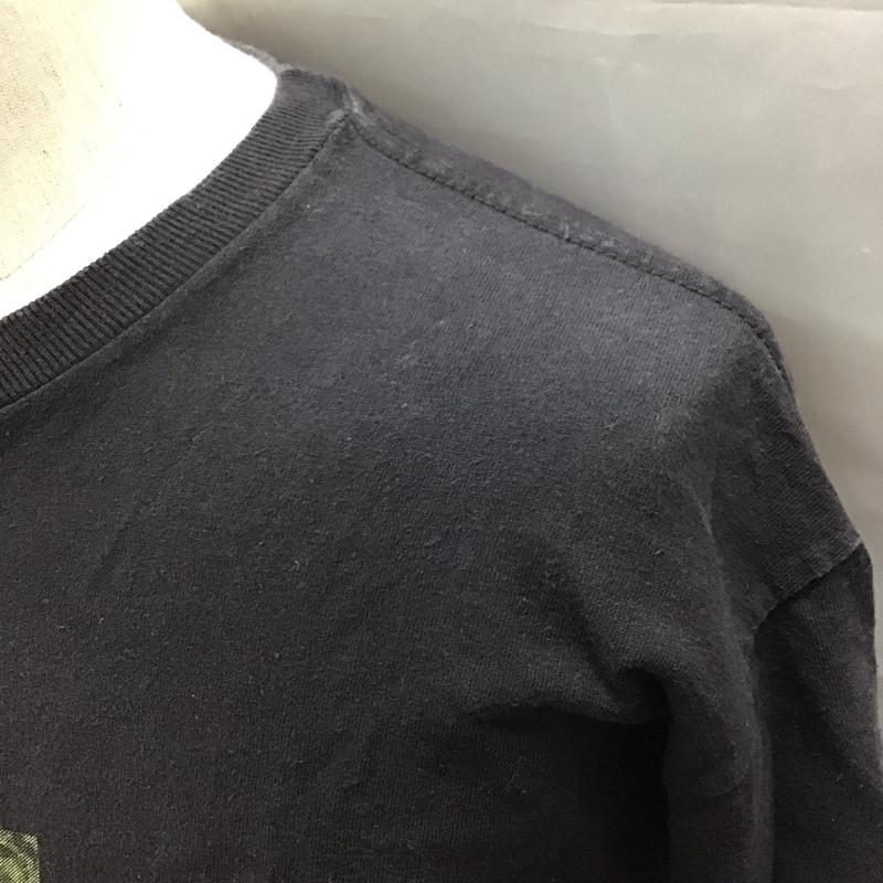 ハフ HUF Tシャツ 半袖 半袖カットソー プリントTシャツ クルーネックカットソー M ロゴ、文字 黒 / ブラック /  メンズ USED 古着 中古 10116572