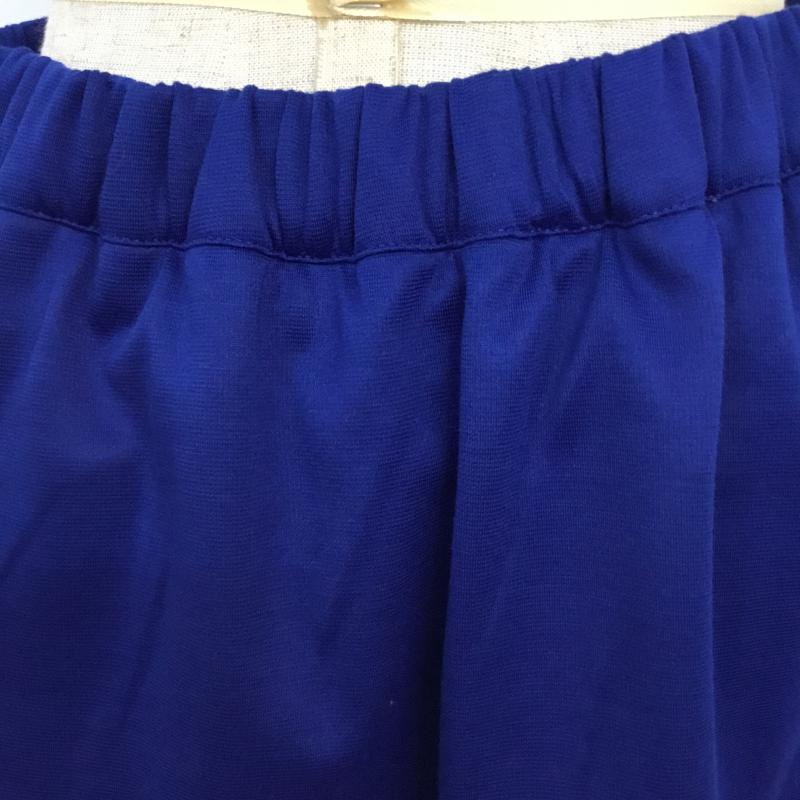 ケービーエフ KBF スカート ミニスカート FREE 無地 青 / ブルー /  レディース USED 古着 中古 10044974