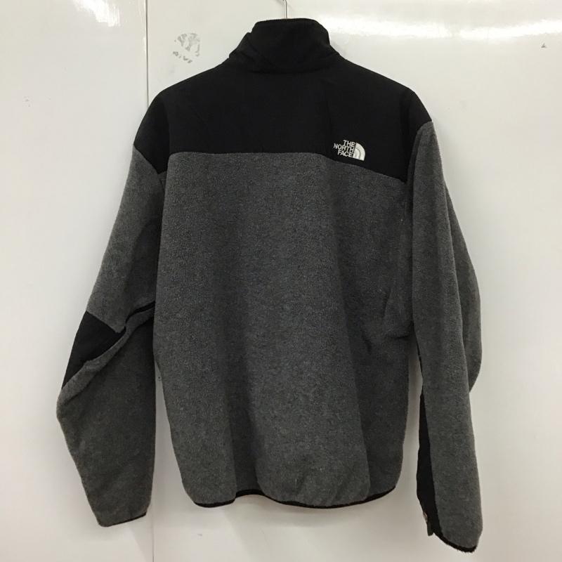 ザノースフェイス THE NORTH FACE ジャケット、上着 ジャケット、ブレザー ジップアップジャケット フリースジャケット アウター L ロゴ、文字 灰 / グレー /  メンズ USED 古着 中古 10128696