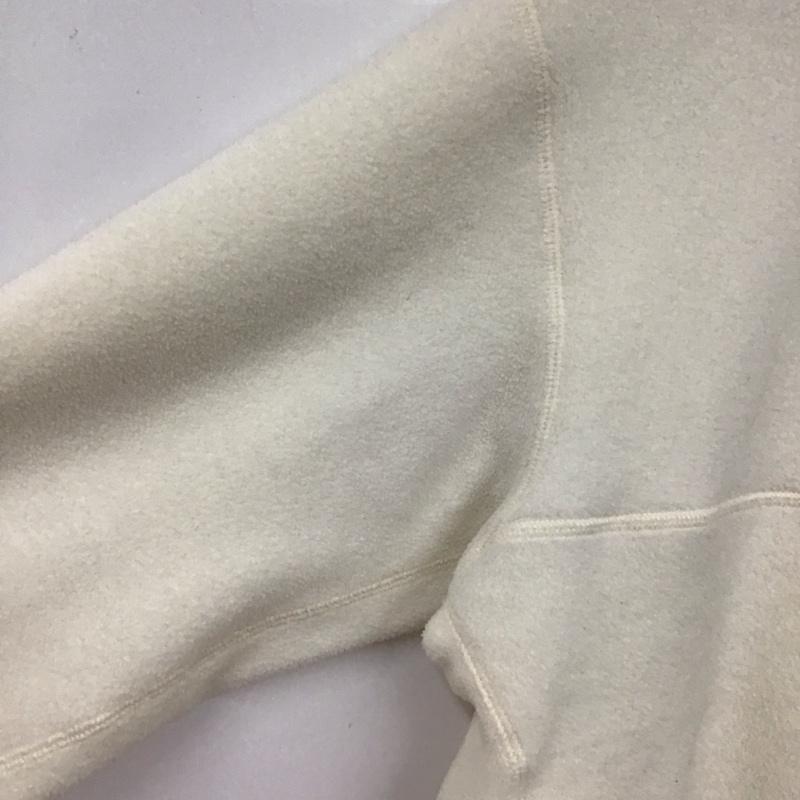ユニクロ UNIQLO ジャケット、上着 ジャケット、ブレザー 341-453738 フリースボタンナッププルオーバー スタンドネック S 無地 白 / ホワイト /  メンズ USED 古着 中古 10131988