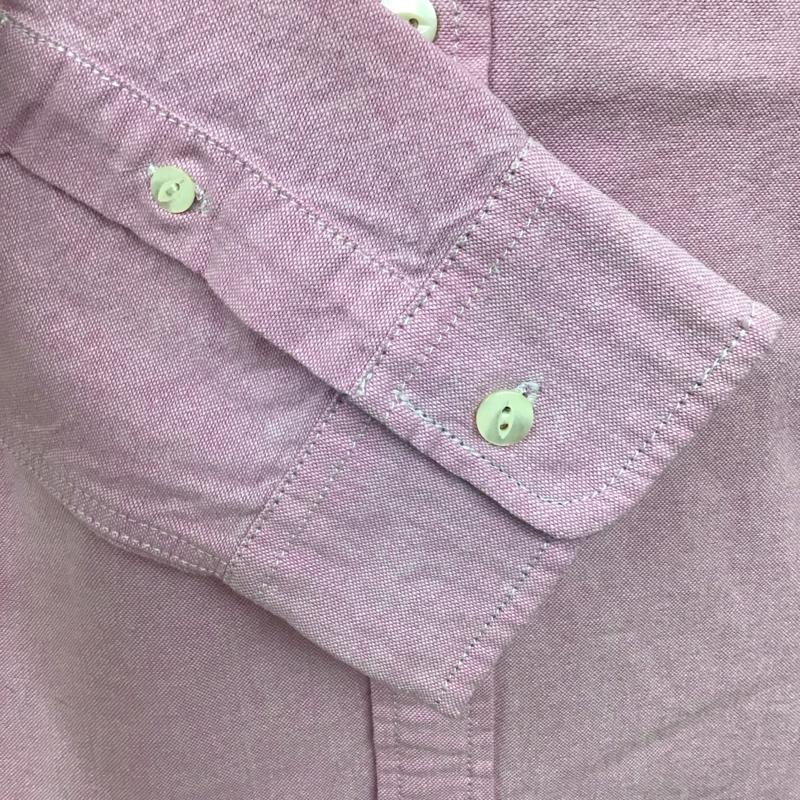 ガイジンメイド GAIJIN MADE シャツ、ブラウス 長袖 長袖シャツ カジュアルシャツ カラーシャツ ボタンダウンシャツ M ロゴ、文字 桃 / ピンク /  メンズ USED 古着 中古 10111635