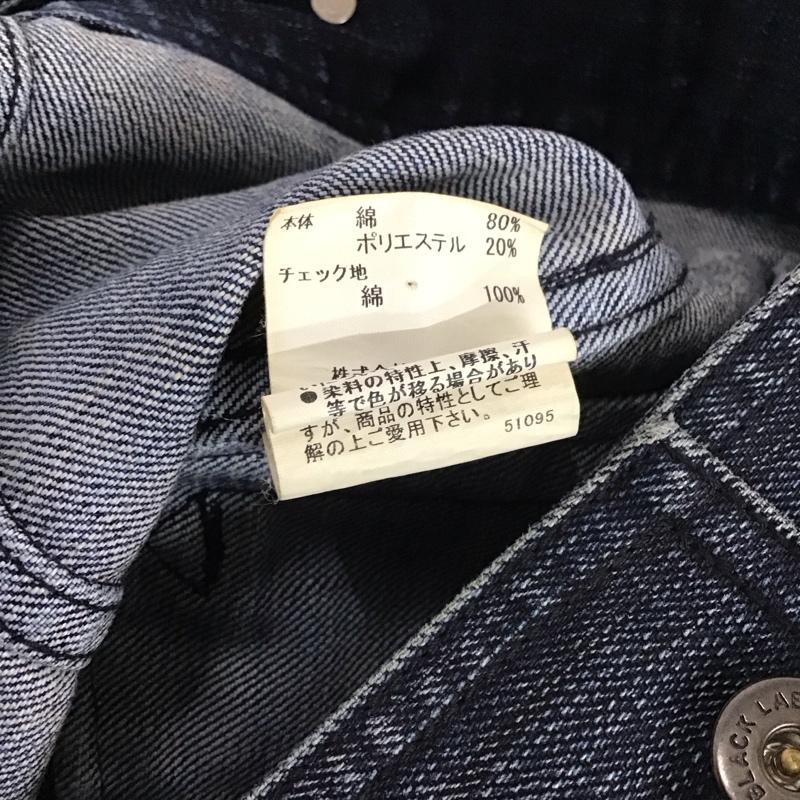 バーバリーブラックレーベル BURBERRY BLACK LABEL ジャケット、上着 ジャケット、ブレザー デニムジャケット Gジャン アウター カジュアルジャケット M 無地 インディゴ / インディゴ /  メンズ USED 古着 中古 10132693