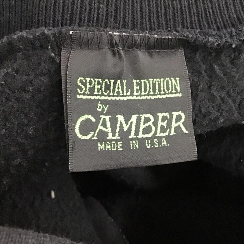 キャンバー CAMBER ジャケット、上着 ジャケット、ブレザー スウェットジャケット ノーカラー 前ボタン L 無地 黒 / ブラック /  メンズ USED 古着 中古 10125044