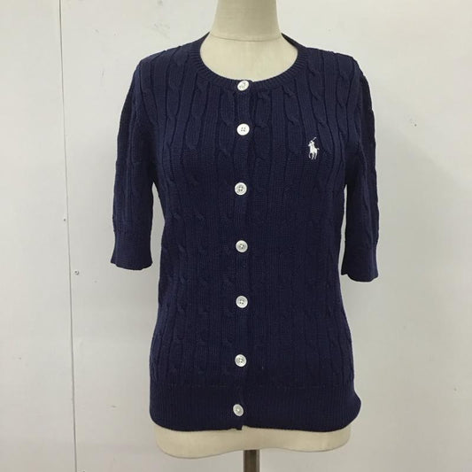ラルフローレン RALPHLAUREN カーディガン 半袖 M レディース USED 古着 中古 10121716