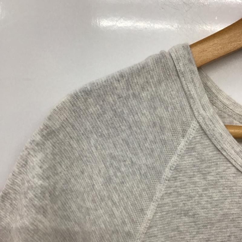 ハリウッドランチマーケット H.R MARKET Tシャツ 半袖 半袖カットソー 無地Tシャツ クルーネックカットソー 4 無地 灰 / グレー /  メンズ USED 古着 中古 10141712